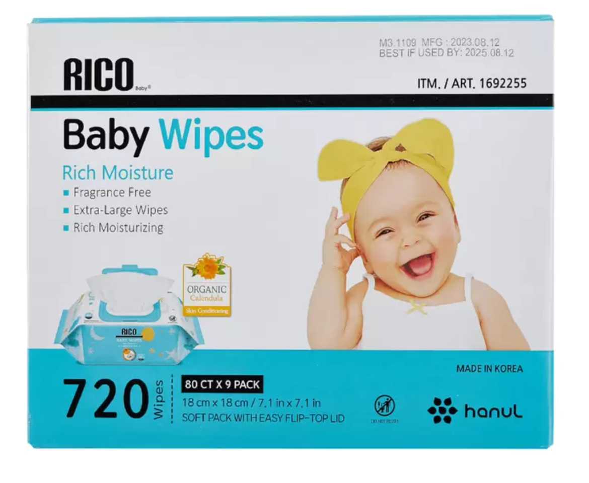 D-004 RICO 赤ちゃん用 おしりふき 720枚