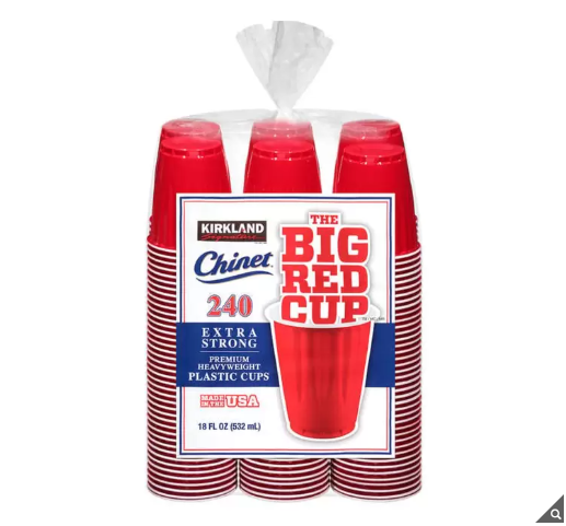 D-014 カークランドシグネチャー チャイネット レッドカップ