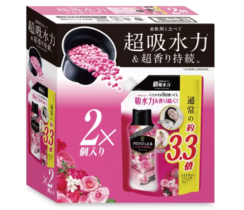 D-047 レノア アロマジュエル アンティークローズ&フローラルの香り 詰め替え 1410 ml x 2