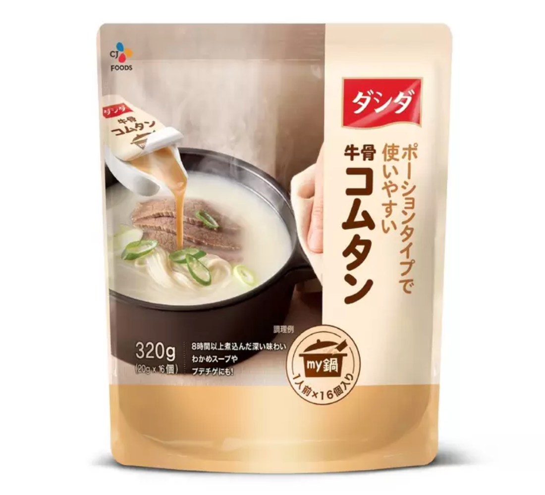 F-002 CJ 牛骨コムタンスープ 320g (1人前ポーションタイプ20g x 16個入り)