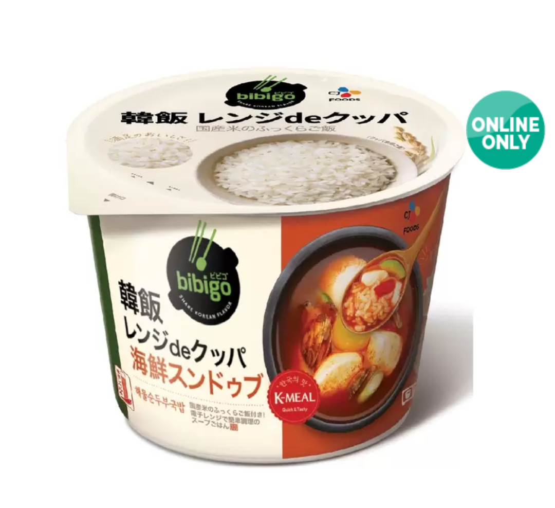 F-042 ビビゴ 韓飯 レンジdeクッパ 海鮮スンドゥブ 12個セット