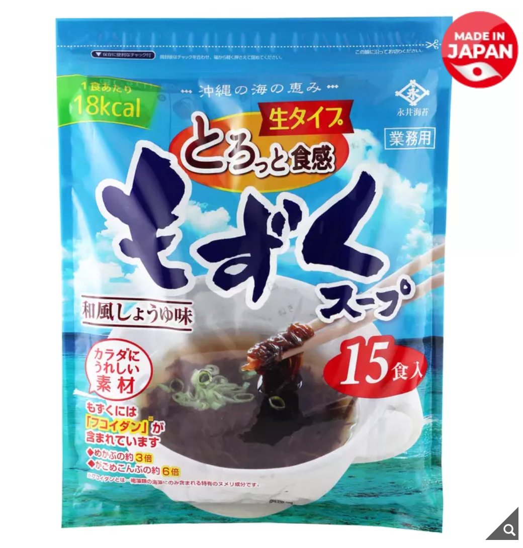 F-047 永井海苔 もずくスープ15食入り