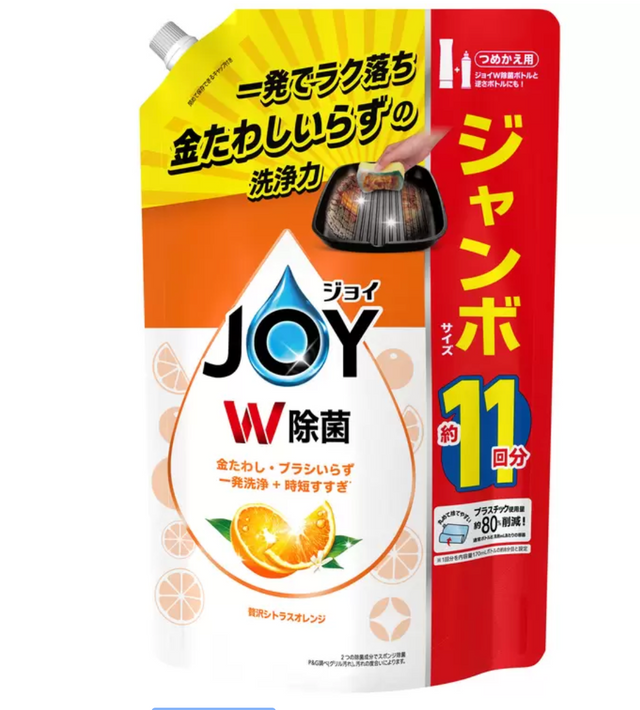K-002 JOY W除菌 オレンジの香り つめかえ用1425 ml