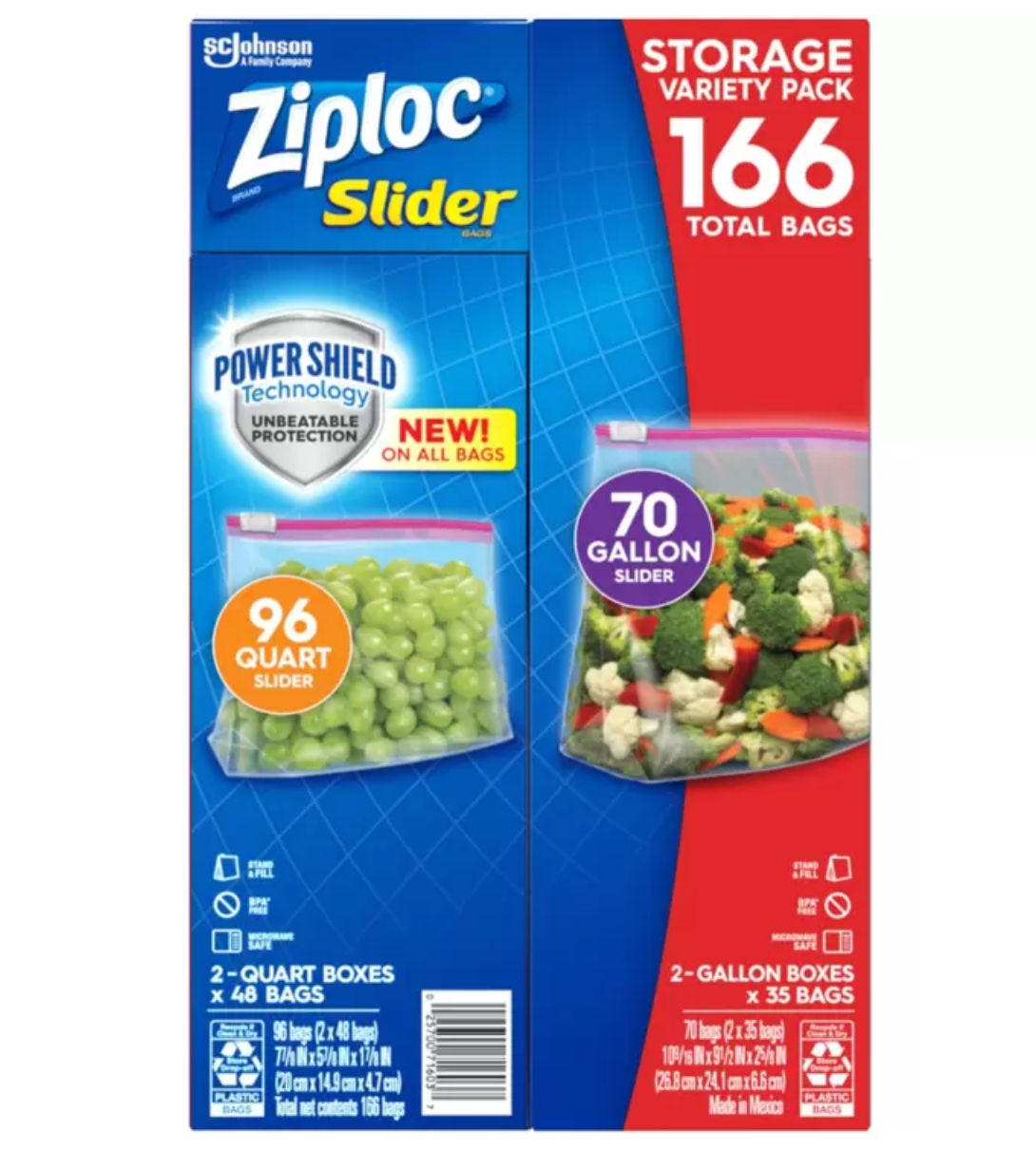 K-013 ジップロック スライダーバッグ バラエティーパック