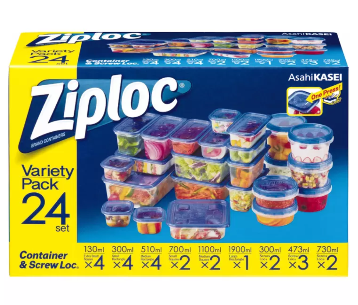 K-015 ジップロックコンテナー バラエティーバッグ
