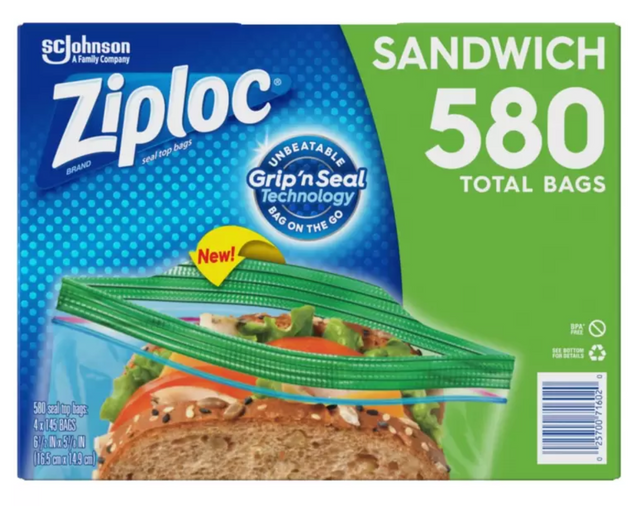 K-012　ジップロック サンドイッチバッグ 保存袋 580袋